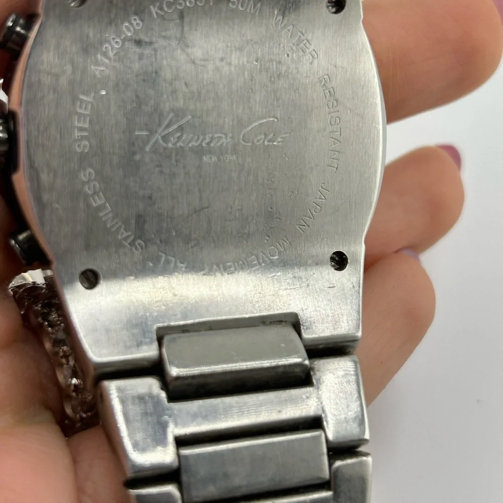Kenneth Cole KC3909 Men's Multifunction Chronograph Bicolour Stainless Watch 522